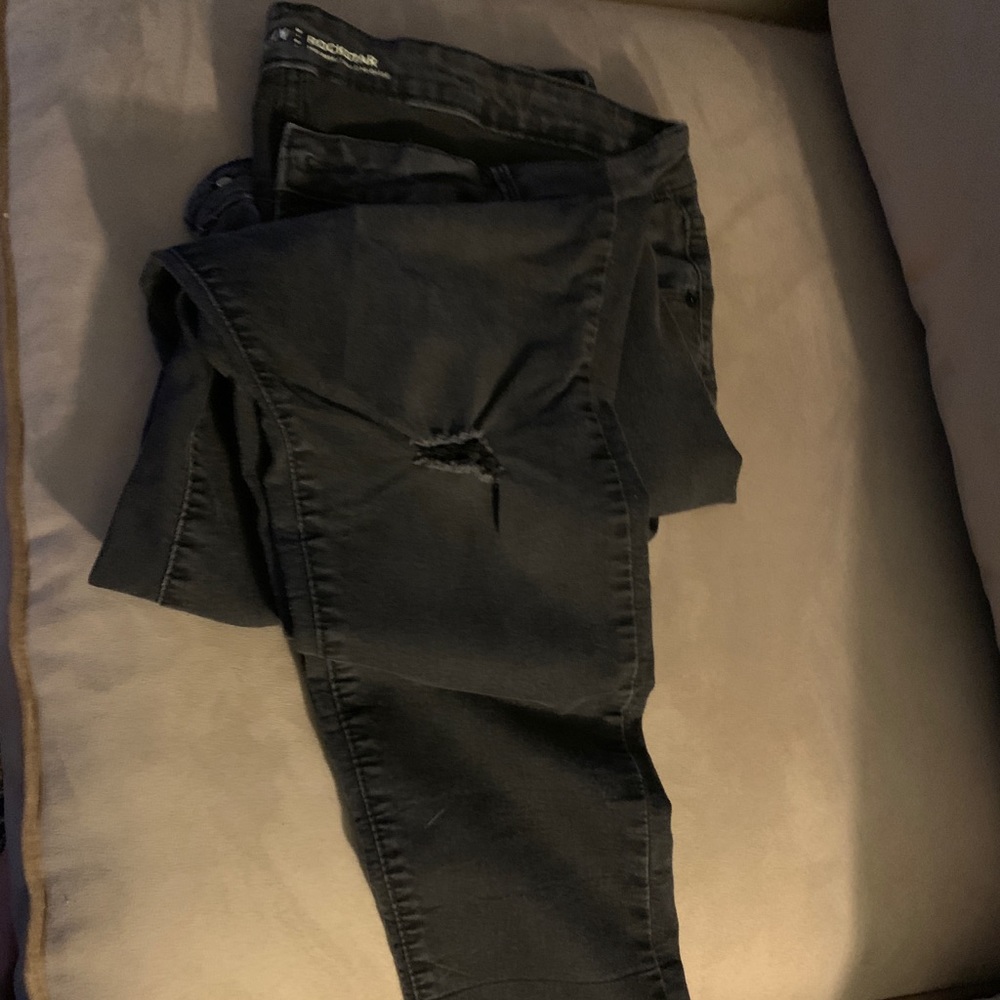 Old navy rock star black stretch denim